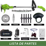 INALAMBRICA! Desbrozadora Eléctrica 3 en 1 Podadora Cortadora Césped