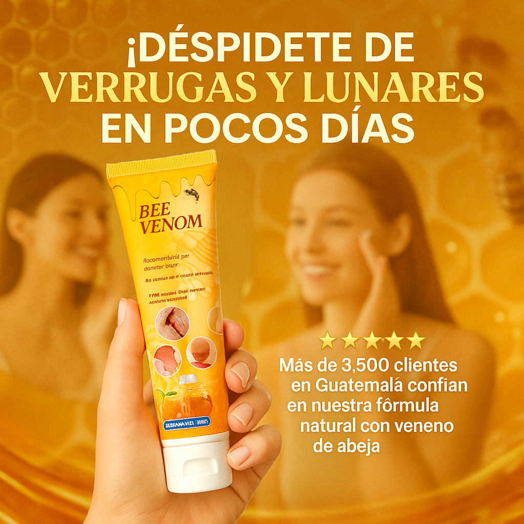 🐝 Bee Venom - Crema Natural para Verrugas y Marcas Cutáneas