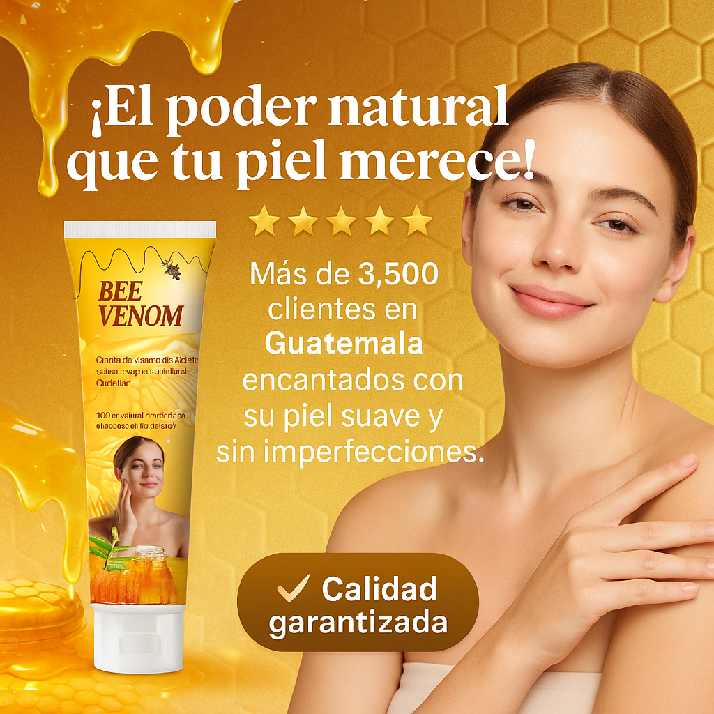 🐝 Bee Venom - Crema Natural para Verrugas y Marcas Cutáneas