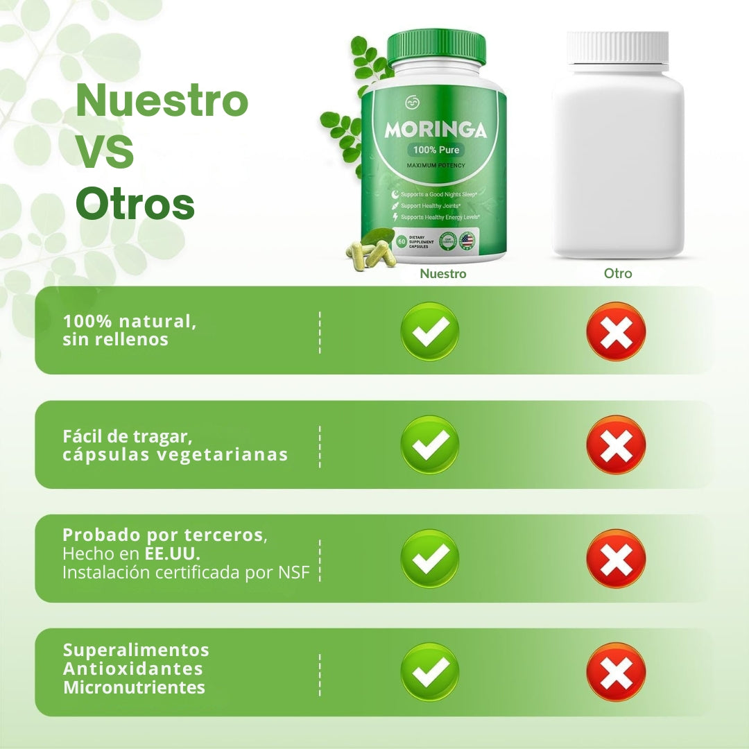 2x1 MORINGA PURE 100%