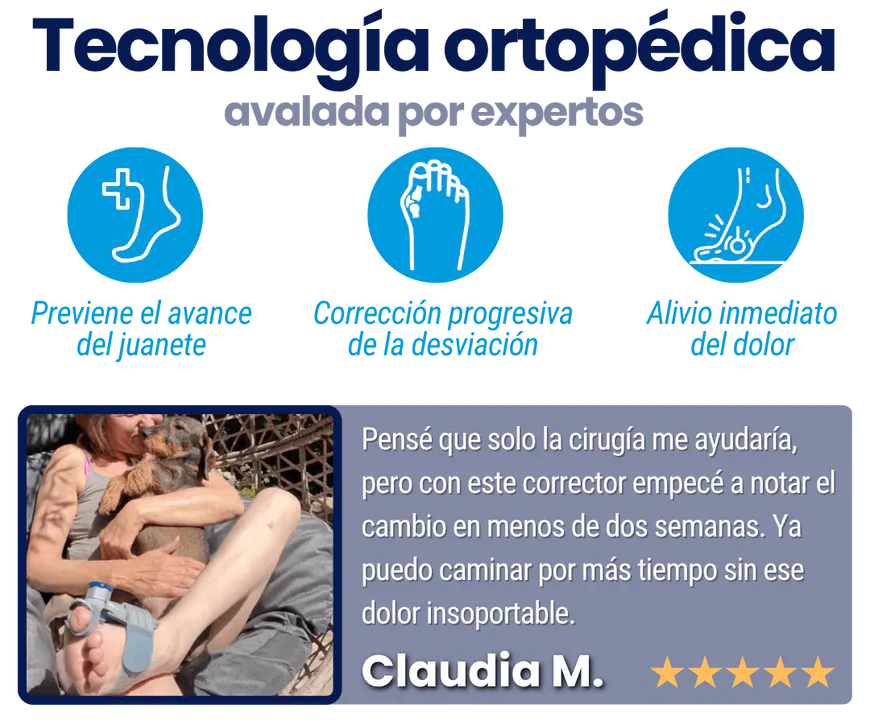 OrtoFix Pro™ Corrector de juanetes + Envío Gratis + Regalo 🎁